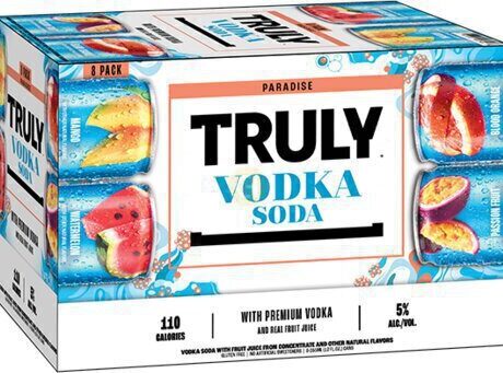 TRULY VODKA SODA PARADISE VARIETY 8PK CN 12OZ