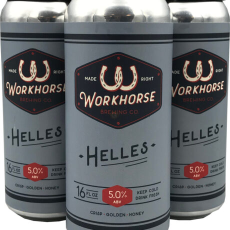 WORKHORSE GOLDEN LAGER 4PK CN 16OZ