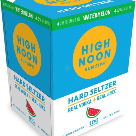 HIGH NOON WATERMELON SELTZER 12OZ CN 4PK