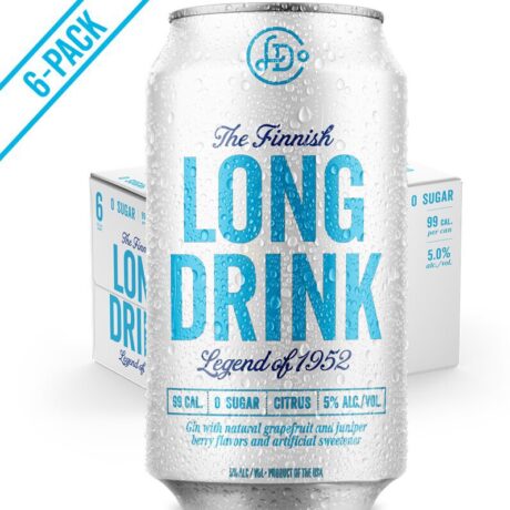 Long Drink Zero Seltzer RTD Cocktail Cans