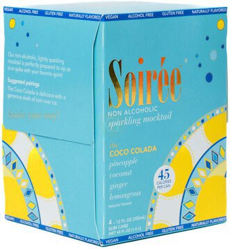 SOIREE COCO COLADA 4PK CANS
