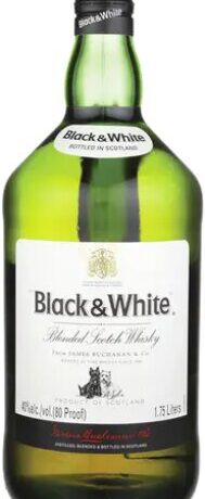 BLACK & WHITE SCOTCH 1.75L