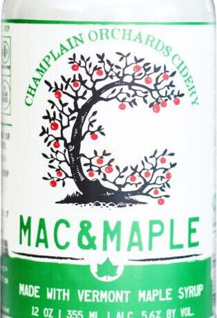 CHAMPLAIN MAC & MAPLE CIDER 4PK CN 12OZ