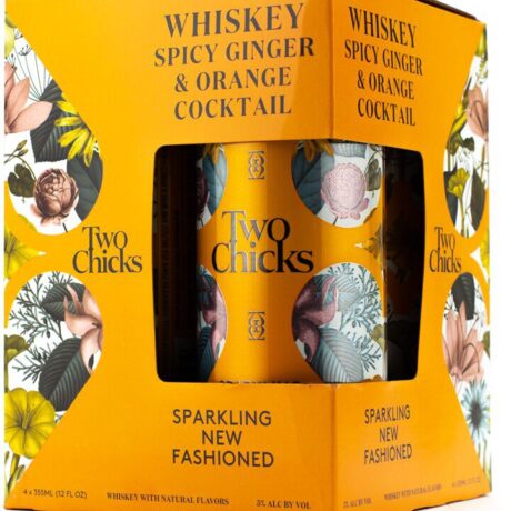 TWO CHICKS SPARKLING OLD FASHIOND  CANS