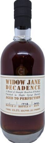 WIDOW JANE DECADENCE MAPLE SYRUP AGED