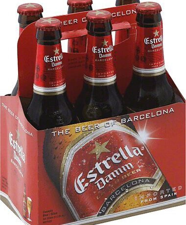 ESTRELLA DAMM 12OZ NR 6PK