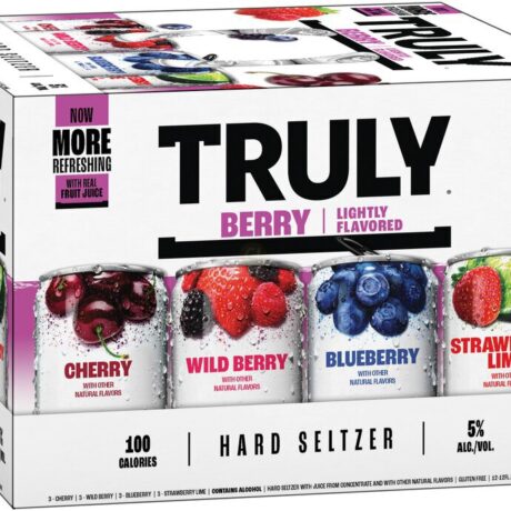 TRULY SPIKED BERRY VARIETY SELTZER 12PK CN 12OZ