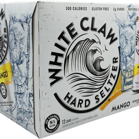 WHITE CLAW MANGO SELTZER 12PK CN 12OZ