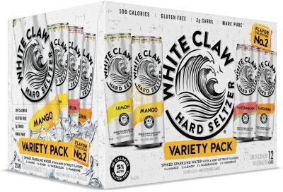 WHITE CLAW SELTZER VARIETY #2 12PK CN 12OZ