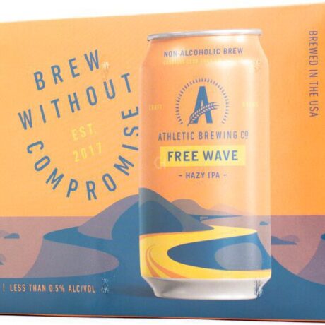ATHLETIC BREWING N/A FREE WAVE IPA 6PK CN 12OZ