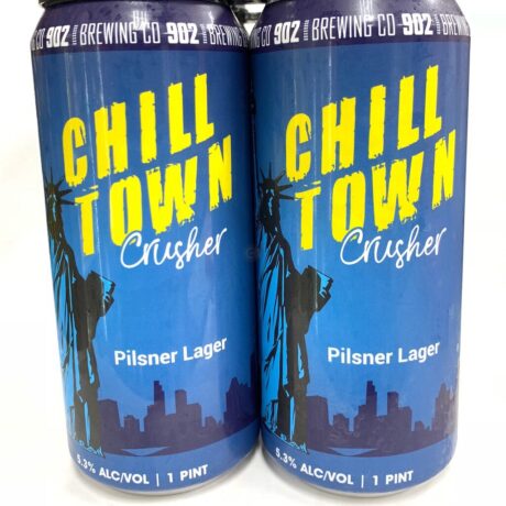 902 CHILLTOWN CRUSHER PILSNER 16OZ CN 4PK