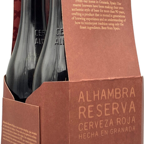 ALHAMBRA RESERVA CERVEZA ROJA 12OZ NR 4PK