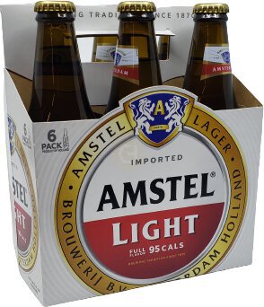 AMSTEL LIGHT 12OZ NR 6PK