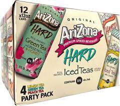 ARIZONA HARD ICED TEA  VARIETY 12PK CN 12OZ