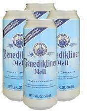 BENEDIKTINER HELLES LAGER 16.9OZ CN 4PK