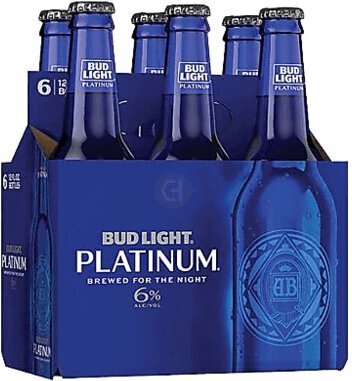 BUD LIGHT PLATINUM 12OZ NR 6PK