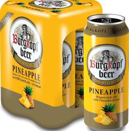 BURGKOPF PINEAPPLE 4PK CN 16OZ