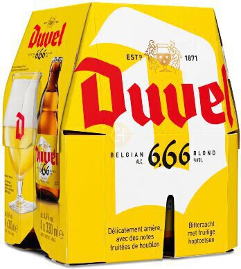 DUVEL 6.66 BELGIAN BLONDE ALE 4PK NR 11.20Z