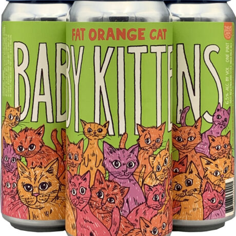 FAT ORANGE CAT BABY KITTENS 16OZ CN 4PK