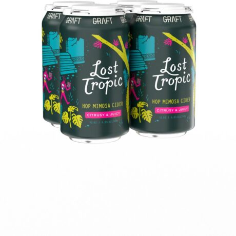 GRAFT CIDER LOST TROPIC 12OZ CN 4PK