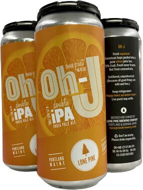 LONE PINE OH-J DDH IPA 16OZ CN 4PK