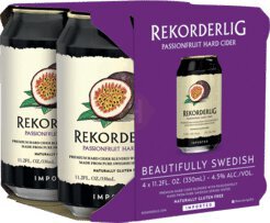 REKORDERLIG PASSION FRUIT CIDER 12OZ CN  4PK